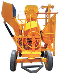 MIXER WITH HYDRAULIC HOPPER